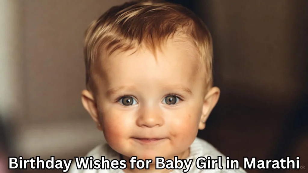 Funny Senapati Pisal quote birthday wish for baby girl in marathi